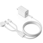 Upgraded Apple Watch Charger, 3 in 1 Magnetic iWatch Charger to USB C Cable 3ft with USB C Block for iWatch Series Ultra 3/2/SE 3/11/10/9/8/7/6/5/4/iPhone17 15 16 Pro Max/14/13/12/11