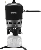 Fire-Maple "Fixed Star 3" Personal Cooking System | Pot/Jet Burner Stove System with Electric Ignition | Ideal for Hiking, Camping, Backpacking, Fishing, Hunting Trips and Emergency Use, Black