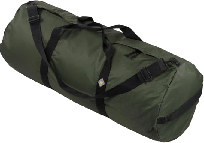 North Star Sports Foldable Duffle Bag for Travel, Gym & Outdoor Camping | Tough and Packable Sport Equipment Bag & Gear Organizer | Heavy Duty Large Duffel Bags for Traveling