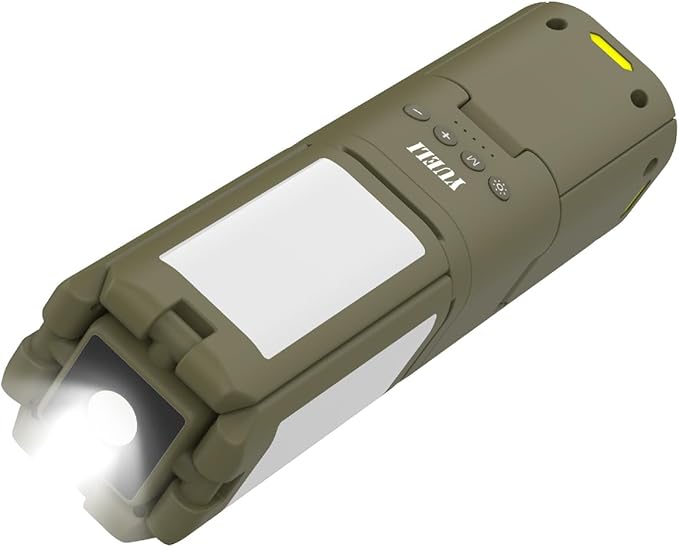 Telescopic Camping Lights Rechargeable 14000 mAh Led Multifunction Magnetic Lanterns Job Site Lighting Cordless Dimmable Camping Tent Lamp Portable Power Supply 6000LM IPX5 Waterproof