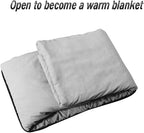Car Travel Blanket Waist Support Blanket for Mercedes Benz/AMG GL X166 X164 SUV GL 350 400 450 500 550 / GL63, Premium Soft 3 in 1 Warm Soft Travel Blanket Car Pillow Blanket,Brown