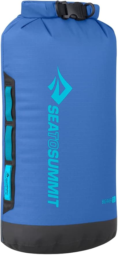 Sea to Summit Big River Dry Bag, Heavy-Duty Dry Storage, 13 Liter, Surf Blue