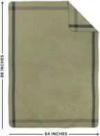 Arcturus Rainier Wool Blanket - 4.5lbs Warm, Heavy, Washable, Large | Great for Camping, Outdoors, Survival & Emergency Kits (Four Cedars)