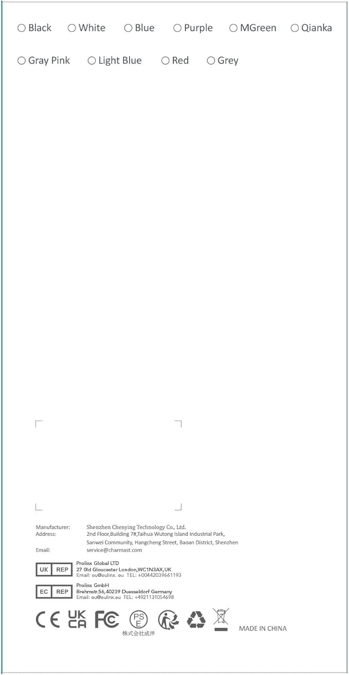 charmast 20000mAh Portable Charger with Built in Cables, 22.5W Travel Power Bank Fast Charging, USB C Cell Phone Battery Pack for iPhone 16/15/14/13/12/11 Series, iPad, Samsung, Android, Tablet