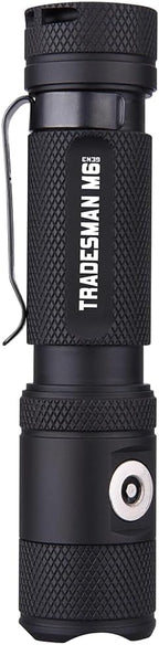 Powertac M6 G3 Tradesman Flashlight – 2030 Lumens, 330m Long Throw, Magnetic Tail, Rechargeable Compact EDC LED Light for Camping, Hiking, and Outdoor Use