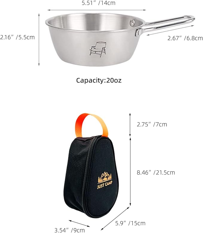 4pcs Camping Sierra Cup