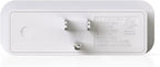 ELEGRP Triple Outlet Extender, 3-Prong Grounded Wall Tab, Multiple Outlet Extender Adapter Plug with 3 Electrical Outlets for Travel Home Hotel Office, ETL Listed, 3 Pack, White