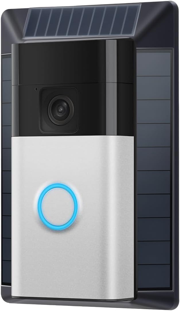 The Fansoun Ring Solar Charger Battery Doorbell Is Only Compatible With Battery Doorbells (USB-C Port) Waterproof Continuous Solar Panels And Is Not Suitable for Micro USB or Other Plug Type Doorbells