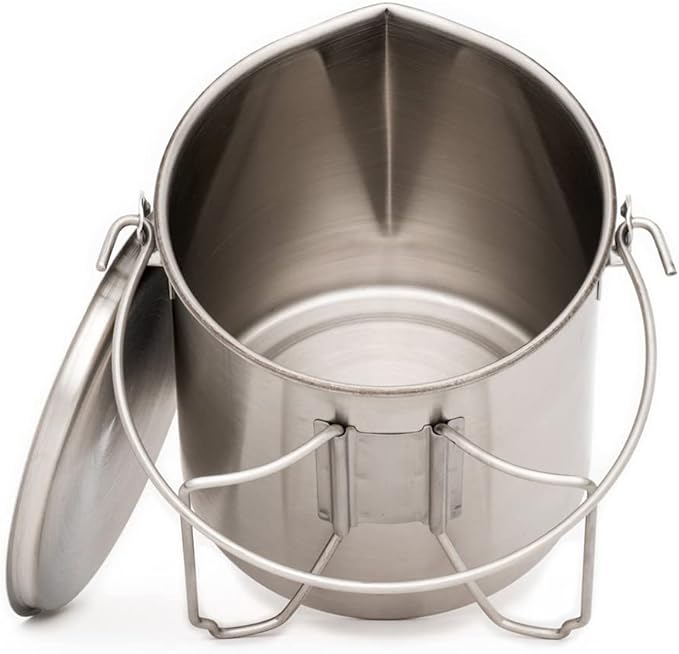 The Pathfinder School Stainless Steel Bush Pot and Lid Set (64 ounce)