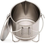 The Pathfinder School Stainless Steel Bush Pot and Lid Set (64 ounce)