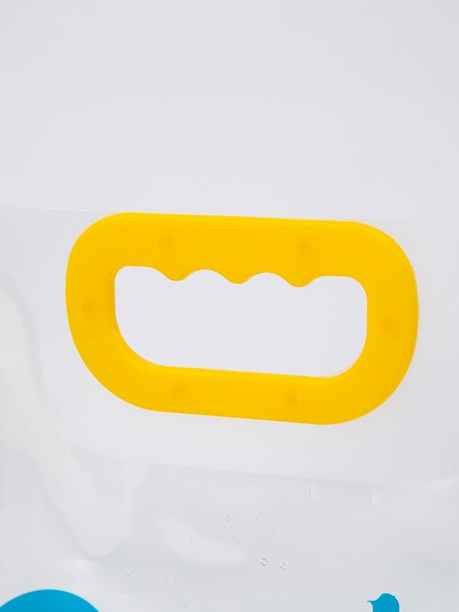 Collapsible Emergency Water Container Bag,WaterStorageCube,Flat Folding,BPA Free Food Grade,Clear Plastic Storage Jug for Camping Hiking Backpack,No-Leak Freezable,Water Bottle 2.6 Gallon/4pcs