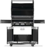 Napoleon Rogue 525 Propane Gas Grill, Black, Stainless Steel Grids, Durable 4-Burner Grill