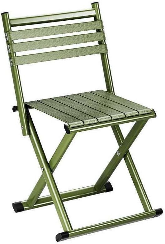 Heavy-Duty Camping with backrest Folding Stool, Outdoor Portable backrest Chair, 440lbs Heavy-Duty Portable Folding Stool, Camping, Hiking, Outdoor Fishing, picnicking, BBQ