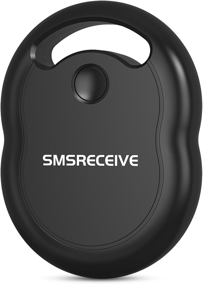 Air Tracker Tag-1 Pack [Apple MFI Certified], Smart Bluetooth Tracker Works with Apple Find My APP (iOS Only, Not for Android), Key Finder and Item Locator Smart Tag for Keys, Luggage, Backpack(Black)