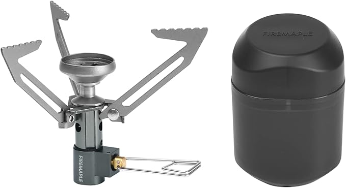 Fire-Maple Hornet II Portable Backpacking Hiking Stove, Mini with High Stability, UItra Light Titanium Gas Stove, for Camping, Backpacking, Hiking, and Survival