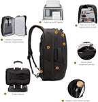 Knack Small Series 2 Laptop Backpack Fits up to 16 Inch Laptops - Knack Bags Carry-On Backpack, TSA Approved, Expandable Travel Backpacks With 2 Day Outfit Capacity, Midnight Black