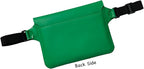 Waterproof Waist Pouch Dry Belt Bag Fanny Pack Keep Your Key Fob Wallet Kindle Phone Dry Perfect For Swim Surf Snorkel(Green)
