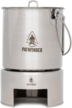 The Pathfinder School Stainless Steel Bush Pot and Lid Set (64 ounce)