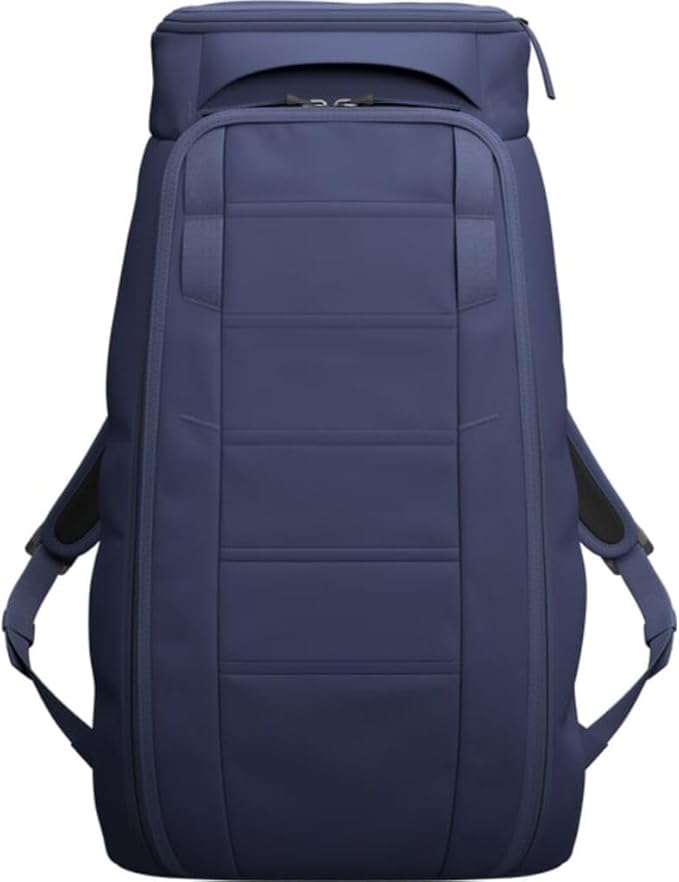 Db Journey The Hugger Backpack - Durable Travel Backpack with Laptop Compartment & Pockets for Work, Luggage Roller Bag Hook Up System, 25L - Blue Hour