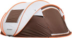 EchoSmile Instant Pop Up Camping Tent, 2/4/6 Person, Easy Setup Tent, Water Resistant Dome, Portable with Carry Bag
