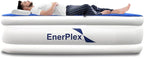 EnerPlex Air Mattress with Built in Pump - Self-Inflating Blow Up Mattress with Neck Support - Inflatable Air Bed for Portable Travel & Home Use