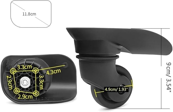 luggage wheels replacement Suitcase Covers,Luggage Wheels,Replacement Luggage Wheels Repair Your Suitcase with Smooth Rotation Perfect for Any Journey(W178)(W172)