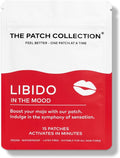 The Patch Collection® - High Potency Libido Patch | Ginseng, Tribulus Terrestris, L-Arginine, Fo-Ti | 100% Natural & Vegan, Latex Free (Pack of 15)