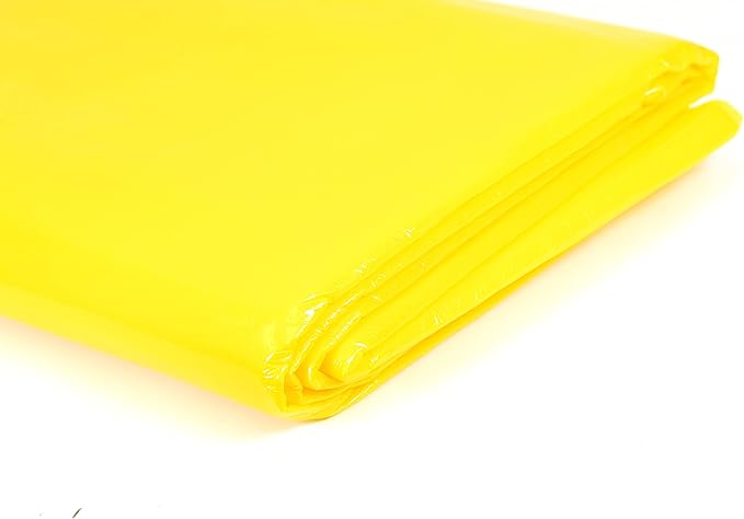 Primacare CB-6821 Emergency Disposable Transport Blanket, Lightweight and Warerproof, Space Blanket for Outdoors, Camping, First Aid, Hiking, Survival, 60” x 90”, Yellow