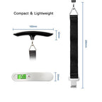 Luggage Weight Scale, Digital Luggage Weight Scale 50Kg High Precision Portable Electronic Weighing Scale Handheld Suitcase Hanging Scale,for Travel