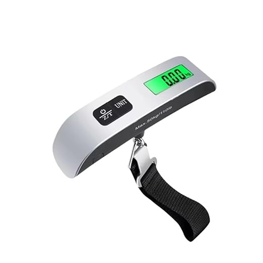 Digital Hanging Scale - Portable LCD Weighing Tool for Luggage, Travel, Fishing, Home Use