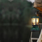 Mesqool Camping Lantern Rechargeable Battery 6000mAh, 650LM LED Lanterns for Power Outages Emergency Hurricane, Solar Hand Crank Lantern for 200 Hours