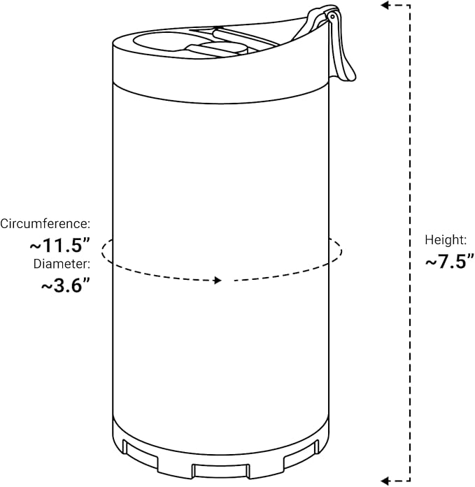 Steel Toe 3.0 Travel Coffee Press - Brew 20 fl.oz On The Go - No Spill Lid, Double Wall Vacuum Insulated Stays Hot for Hours, French Press Coffee (Snowflake White)