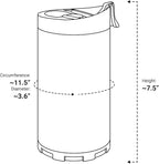 Steel Toe 3.0 Travel Coffee Press - Brew 20 fl.oz On The Go - No Spill Lid, Double Wall Vacuum Insulated Stays Hot for Hours, French Press Coffee (Snowflake White)