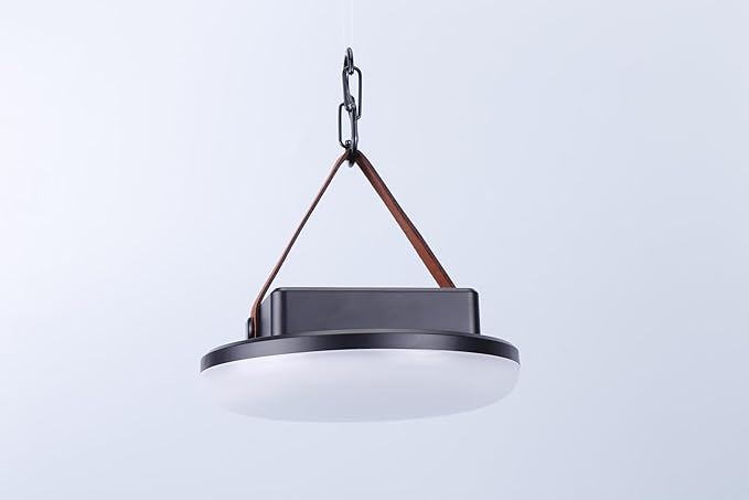 Solar Camping Lantern, Bright USB Rechargeable Camping Light, 4500LM, 4 Light Modes, Waterproof Hanging Tent Light for Camping, Hiking, Power Outages, Hurricane, Cellphone Emergency Charging