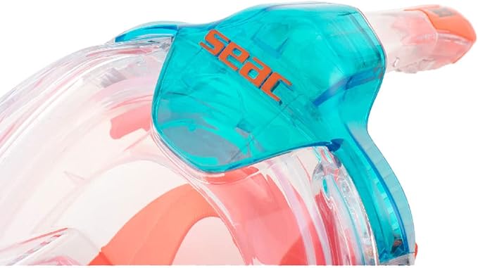 SEAC Libera, Full Face Snorkeling Mask, Hypoallergenic Silicone, Quick Release, EN136:2000 Certified, 4 Sizes