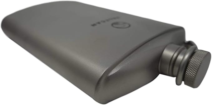 Valtcan Titanium Hip Flask Canteen Military Design 260ml 8.8 oz Capacity