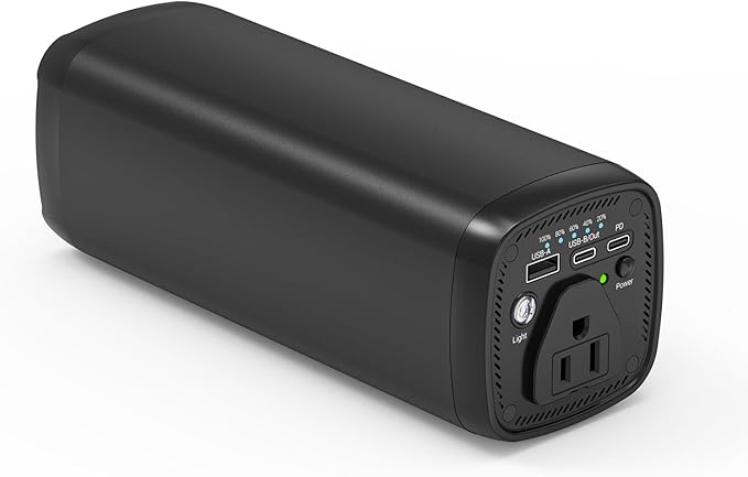 Portable Power Bank with AC Outlet,31200mAh with 4 Output Travel Laptop Power Station,External Battery Pack for Outdoors Travel Emergency,Power Bank for HP, Notebooks, MacBook,Drone,Camera