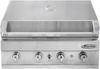 Turbo 32-inch 4-Burner Built-In BBQ Gas Grill - Propane