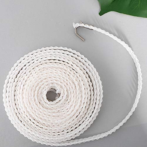 Foshine 2 Pack Clotheslines 1.64ft Length Camping 5m Clothesline White Purple Drying Rope Portable Windproof Travel for Indoor Outdoor Laundry
