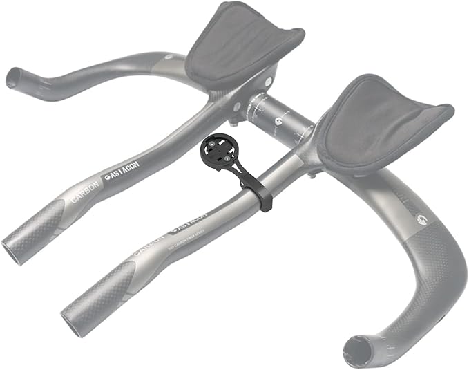 Aero Bars Mount - Garmin Bike Computer Mount for Garmin Edge, Compatible with Bike GPS Computer,Wahoo,Bryton,Cateye,GoPro Full Range and Flashlight (Black)