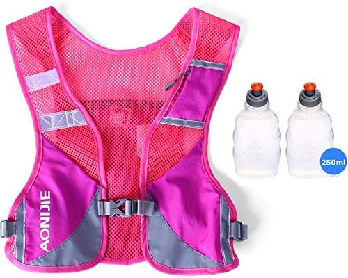 AONIJIE Reflective Running Vest Marathon Running Vest Pack Breathable for Hiking Camping Cycling Race