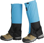 Gaiters for Hiking Waterproof, Leg Gaiters with Upgraded Zipper Design, Lightweight Shoe Gaiters for Men Women, Dirt-Proof Ripstop Hiking Gaiters, Breathable Boot Gators for Hunting