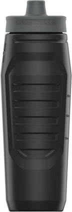 Under Armour Squeeze Water Bottles, 32 oz Water Bottles, Sideline Sports Water Bottle with Quick-Shot Lid, Quick & Easy Hydration, Gym Water Bottles, Squeeze Bottle, 1 32oz Bottle