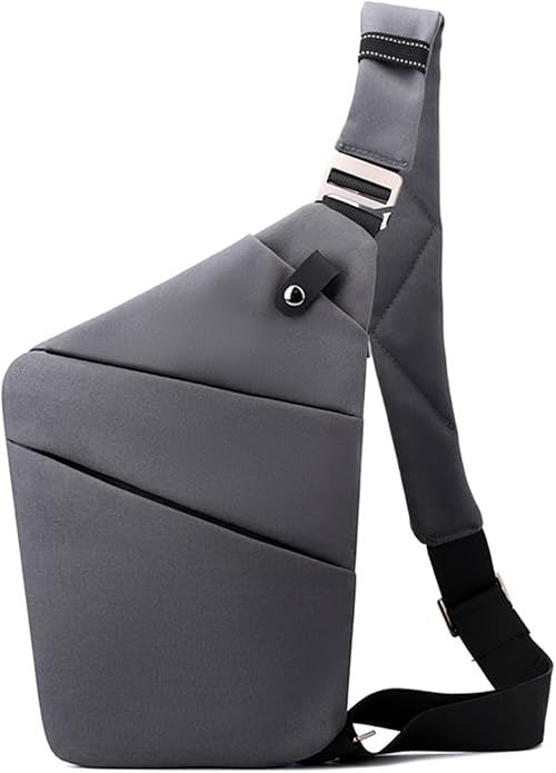 Travel Anti Pickpocket Purses, Slim Carry Crossbody Bag for Women & Man Travel Safe, Waterproof