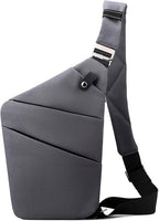 Travel Anti Pickpocket Purses, Slim Carry Crossbody Bag for Women & Man Travel Safe, Waterproof