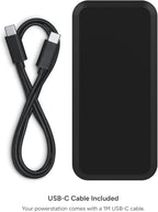 Mophie powerstation prime20 - Ultra-Compact Portable Power Bank with 20,000mAh Internal Battery, 18W USB-C PD Fast Charging, 3-Device Simultaneous Charging, Green Daisies
