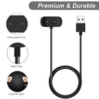 Charger for Amazfit Bip 5, Bip 3 Pro, BIP U Pro, T-Rex Pro, GTS 4 Mini, GTS 2 Mini, GTS 2e, GTS 2, GTR 2e, GTR 2, GTR Mini Smart Watch - Replacement Magnetic Charging Cable (3.3ft/1m)