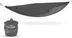 KAMMOK: Roo Single Hammock | Made from Strong & 100% Recycled Water Resistant Ripstop Fabric | Comfortable, Packable, Lightweight (Lifetime Adventure Grade Warranty), Granite Gray