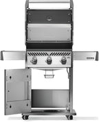 Napoleon Rogue 425 Propane Gas Grill, Stainless Steel, Durable 3-Burner Grill