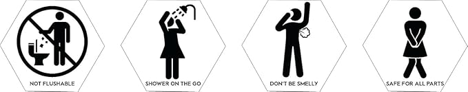 Body Cleansing Wipes - Individual Shower Wipes | Travel, Gym, Camping Wet Wipes for Women & Men | Refreshing No Rinse | Natural Bug Deterrent & Wipe In One | Lemongrass Citronella 12 Pack